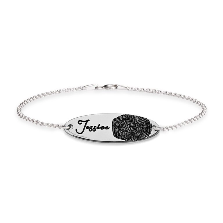 Fingerprint Bar Bracelet