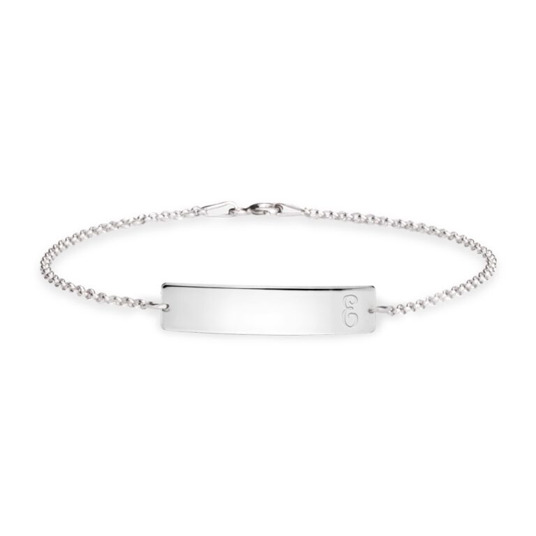 Initial Bar Bracelet