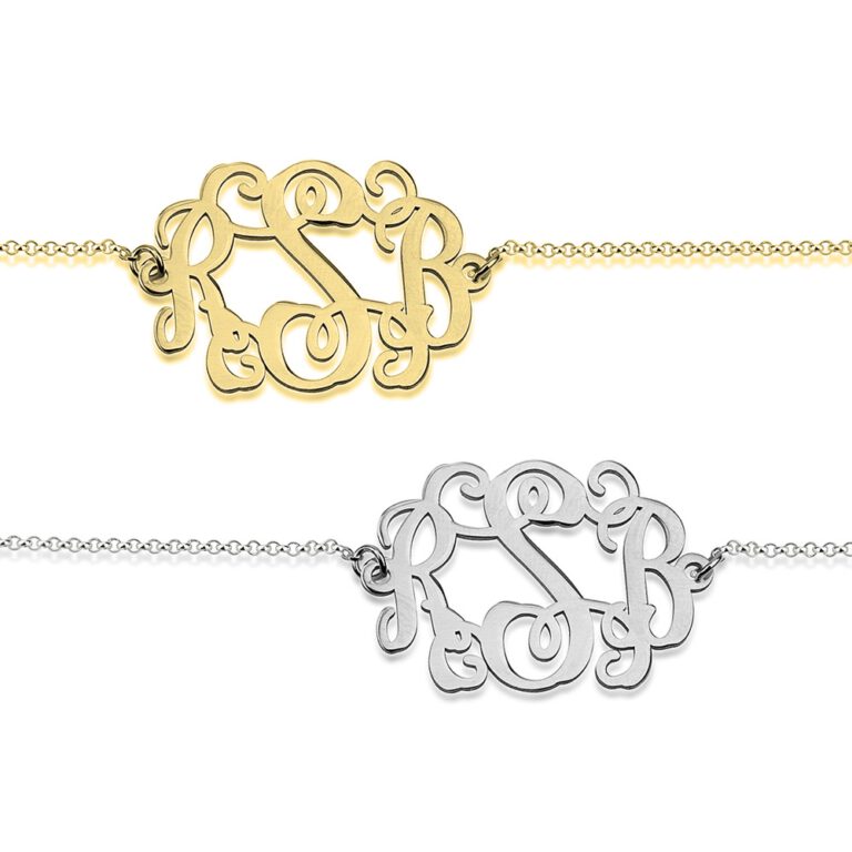 Round Monogram Bracelet