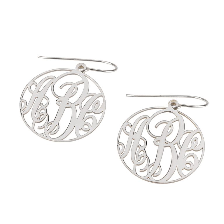 Classic Monogram Earrings
