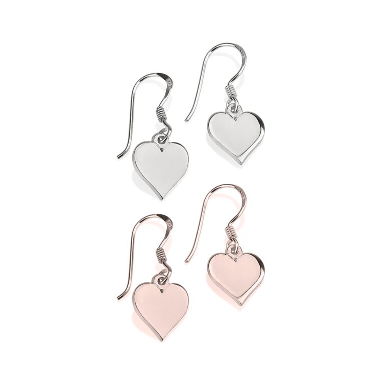 Dangle Heart Earrings