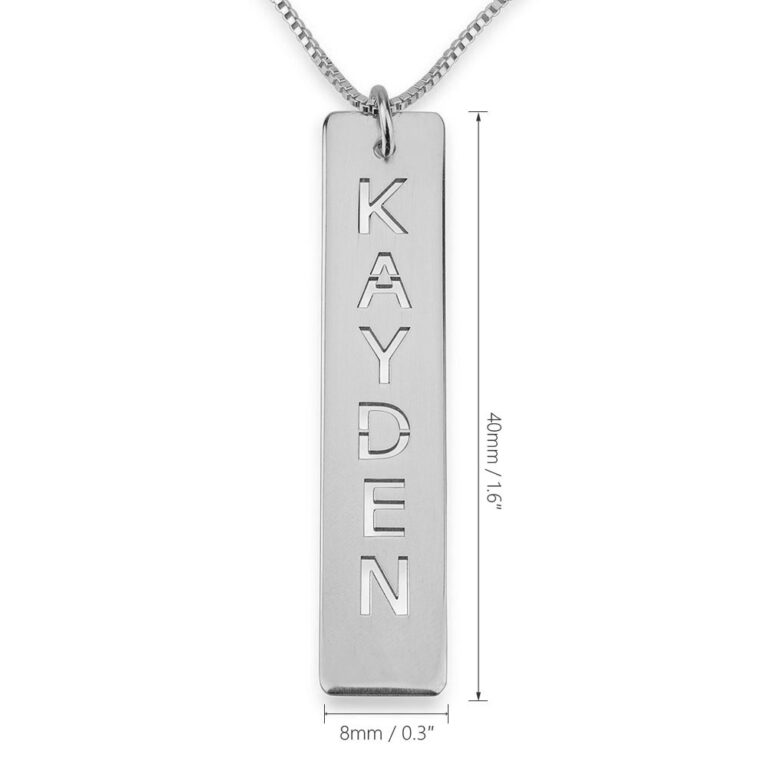 Bar Pendant Necklace