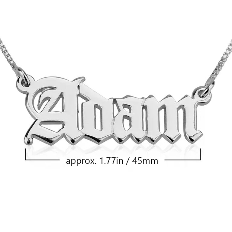 שרשרת שם גותית