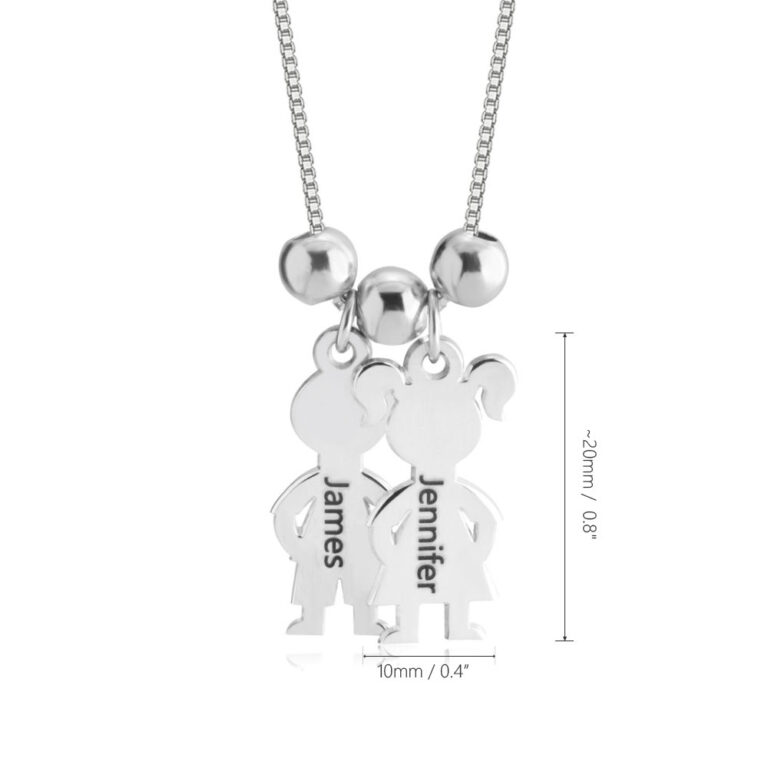 Boy And Girl Necklace Charm