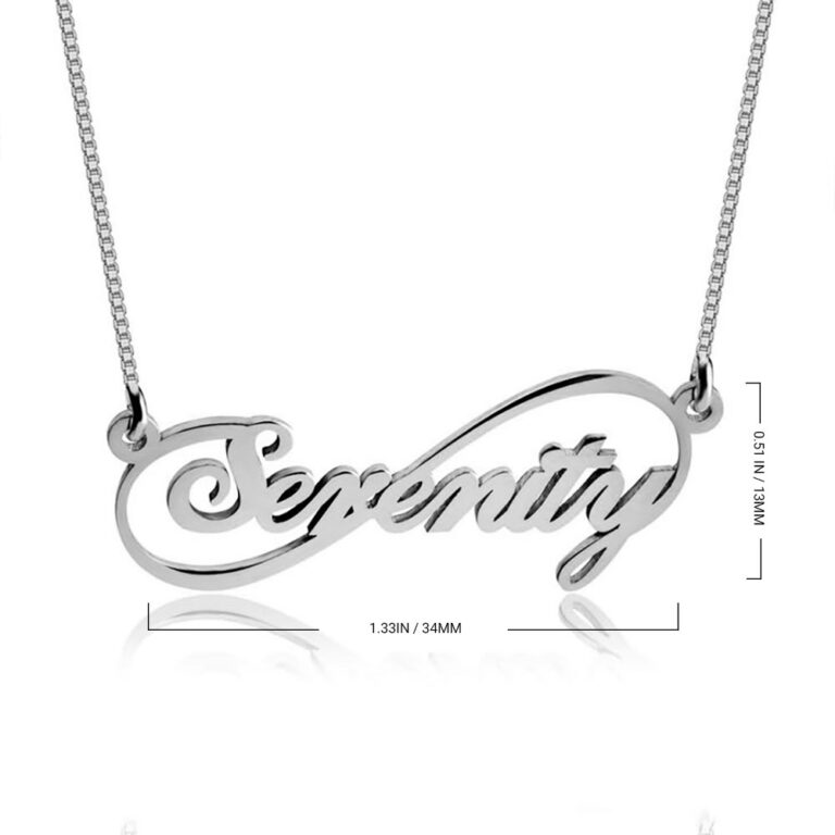 Personalized Infinity Name Necklace
