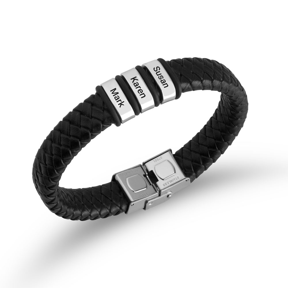 Dad Bracelet with Engraved Kids Names
