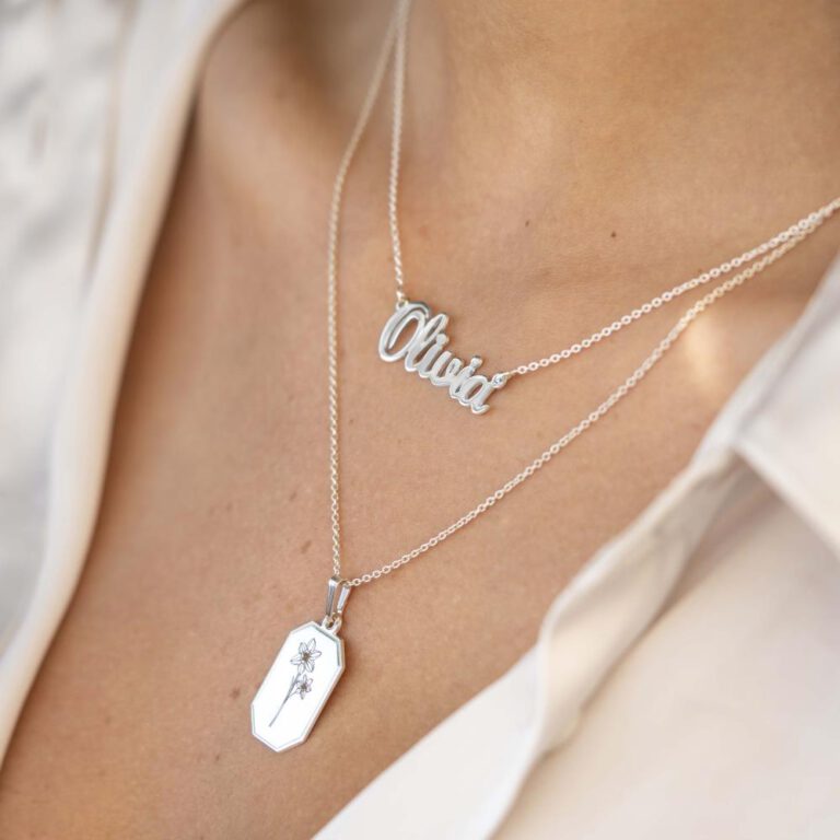 Birth Flower Necklace