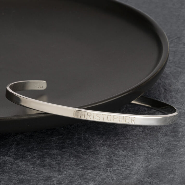 Engraved Name Bracelet For Men