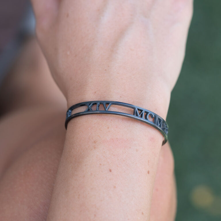 Roman Numeral Bangle