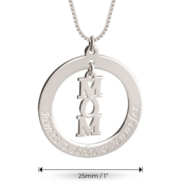 Circle Mom Necklace