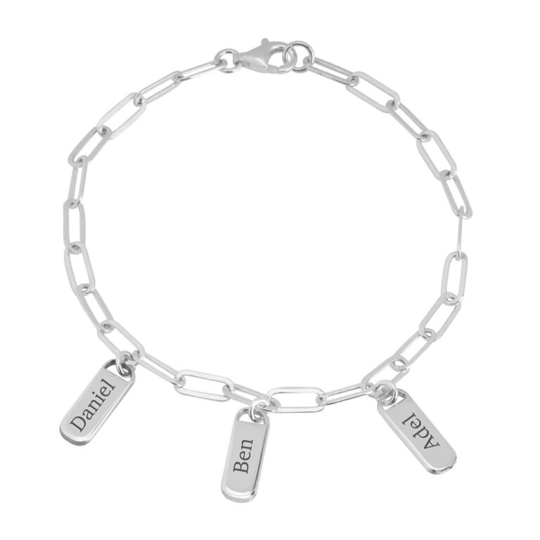 Paperclip Charm Bracelet