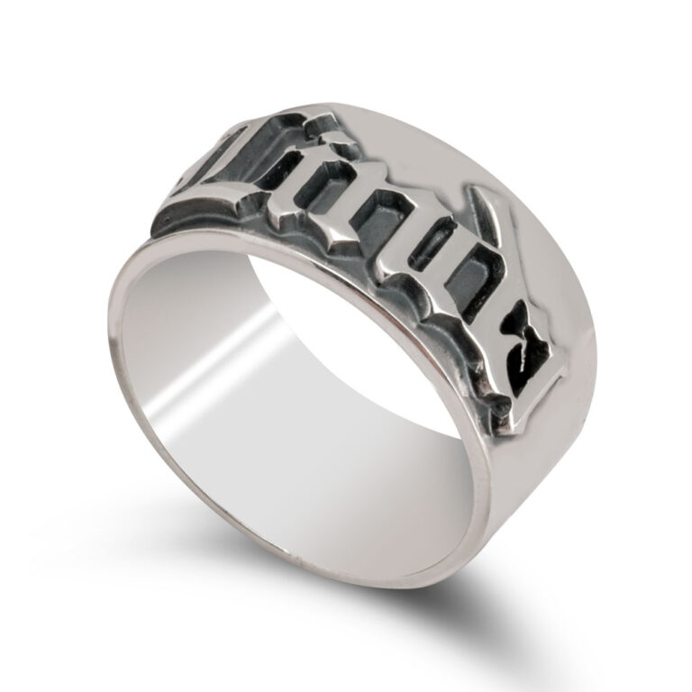 Gothic Name Rings