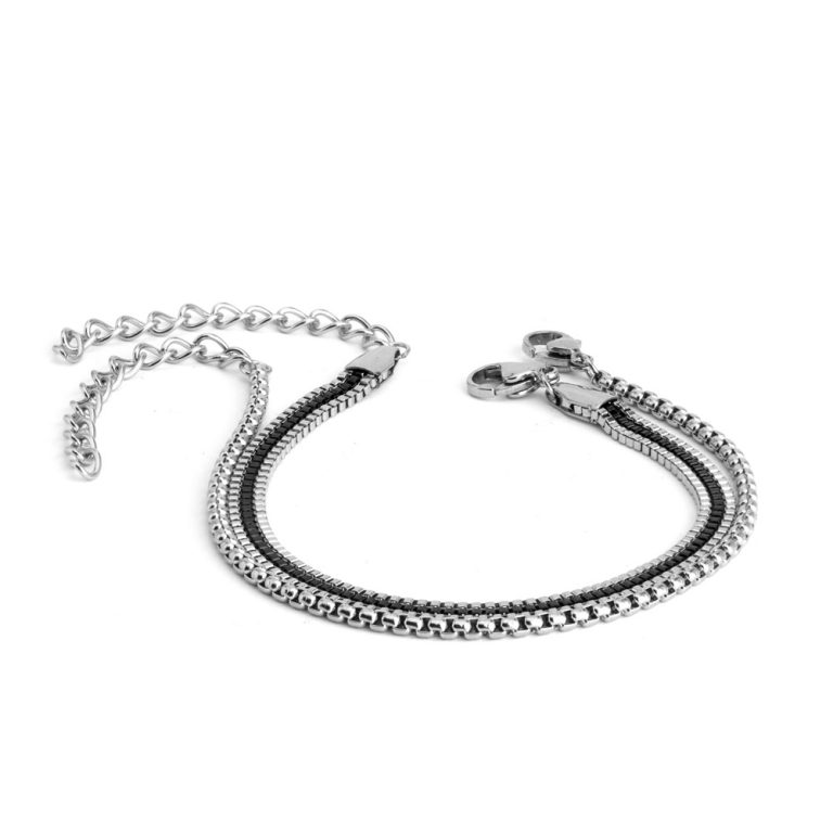 Men’s 4-Layer Minimalist Bracelet Set